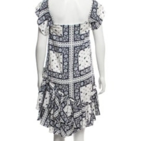 Cinq a Sept Minella Bandana Paisley Print Dress 2 - Picture 4 of 8